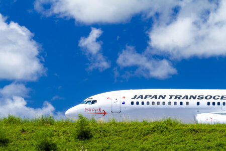 JTAのB737のタキシング